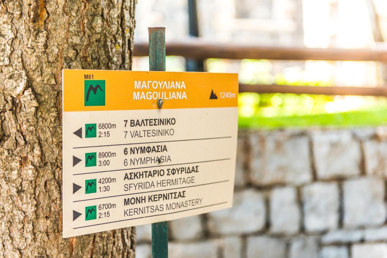 «Σκλάβας Χνάρι» Παραδοσιακός Ξενώνας Apartment Magouliana Exterior foto